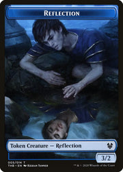 Human Soldier // Reflection Double-Sided Token [Theros Beyond Death Tokens] - MTG Single