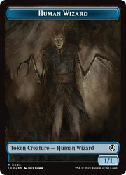 Human Wizard // Emblem - Jace Unraveler of Secrets Double-Sided Token [Innistrad Remastered Tokens] - MTG Single