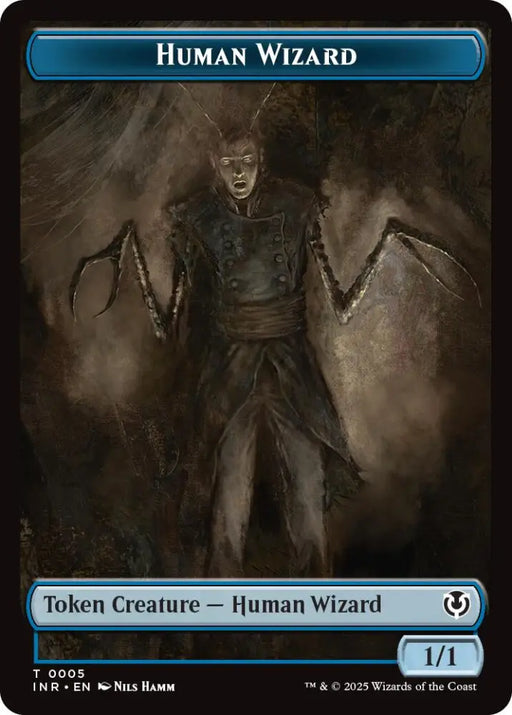 Human Wizard // Emblem - Jace Unraveler of Secrets Double-Sided Token [Innistrad Remastered Tokens] - MTG Single