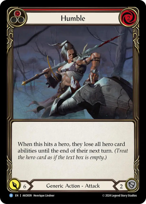 Humble (Red) [AKO009] (Armory Deck: Kayo) - Flesh And Blood Single