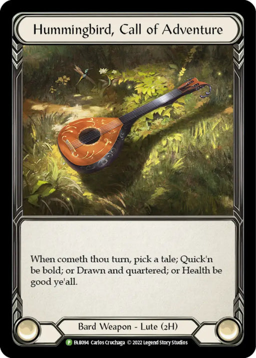 Hummingbird Call of Adventure [FAB094] (Promo) Cold Foil - Flesh And Blood Single