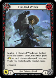 Hundred Winds (Blue) [Everfest] 1st Edition Normal - Flesh And Blood Single