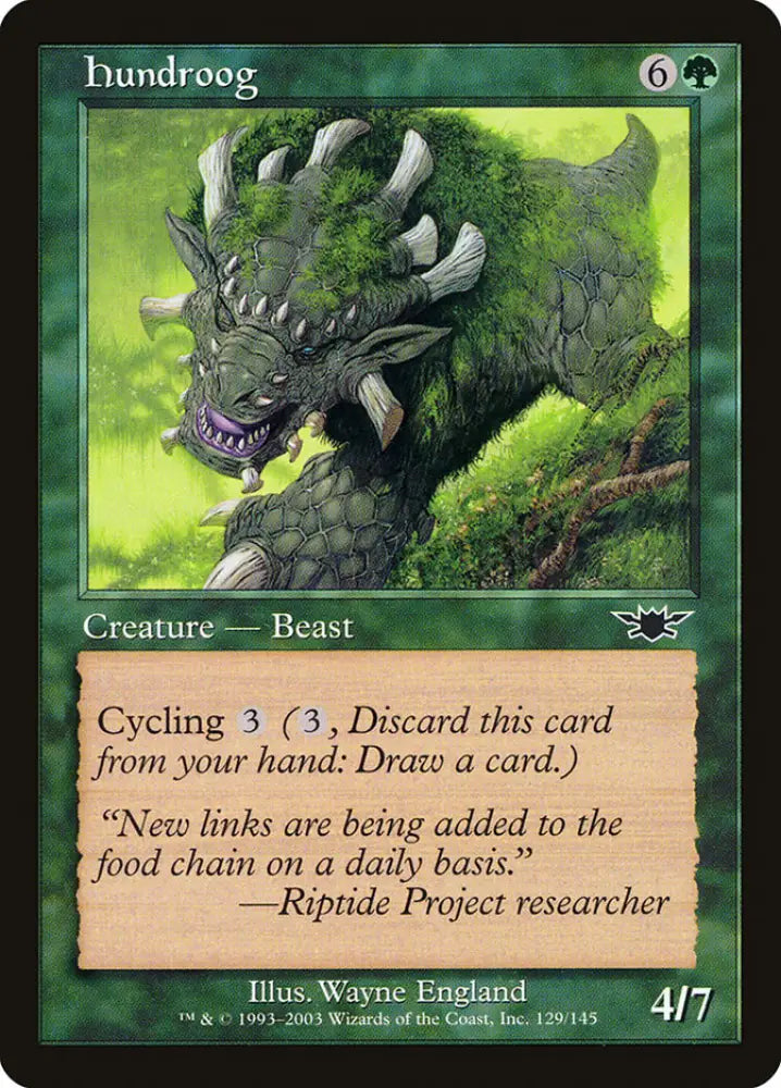 Hundroog [Legions] - MTG Single