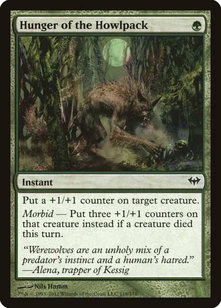 Hunger of the Howlpack [Dark Ascension] - MTG Single
