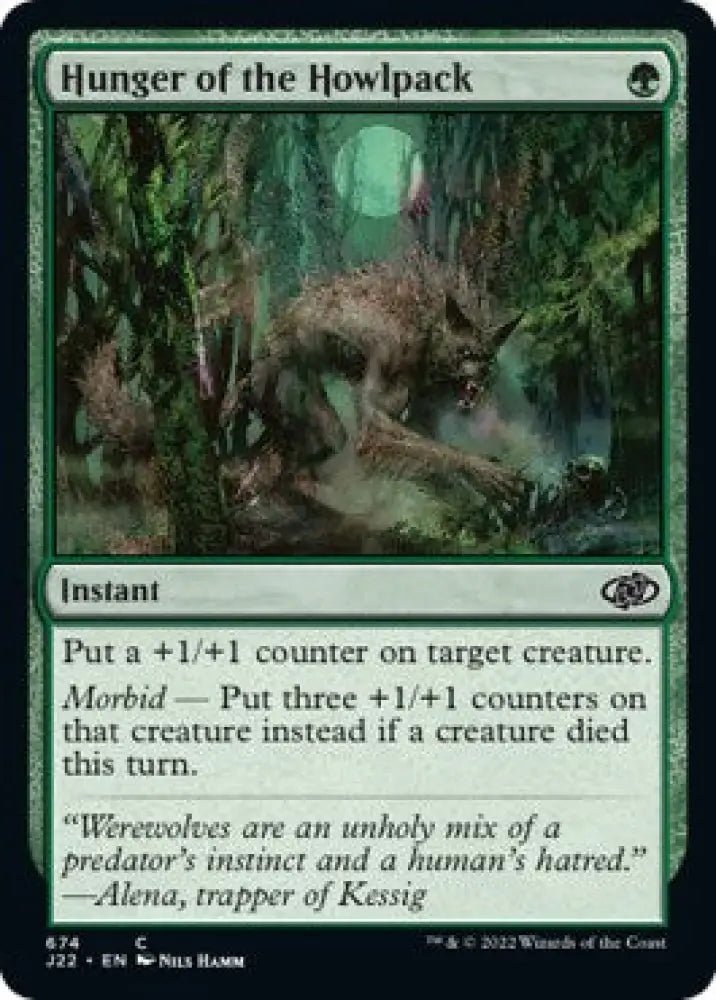 Hunger of the Howlpack [Jumpstart 2022] - MTG Single