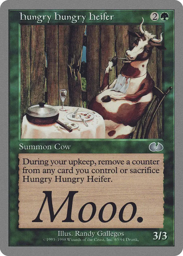 Hungry Hungry Heifer [Unglued] - MTG Single