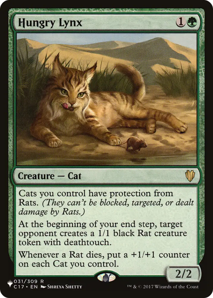 Hungry Lynx [The List] - MTG Single