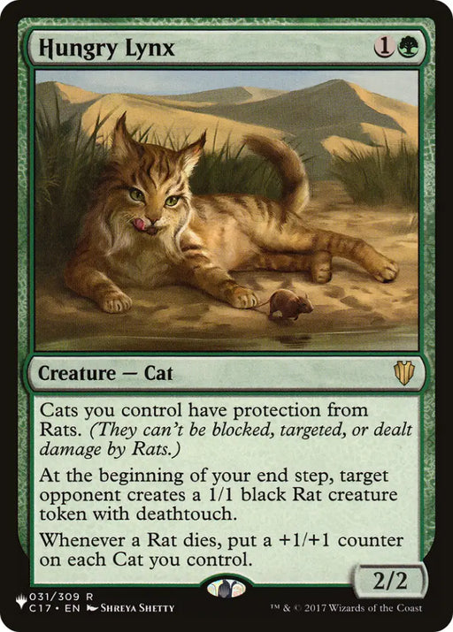 Hungry Lynx [The List] - MTG Single