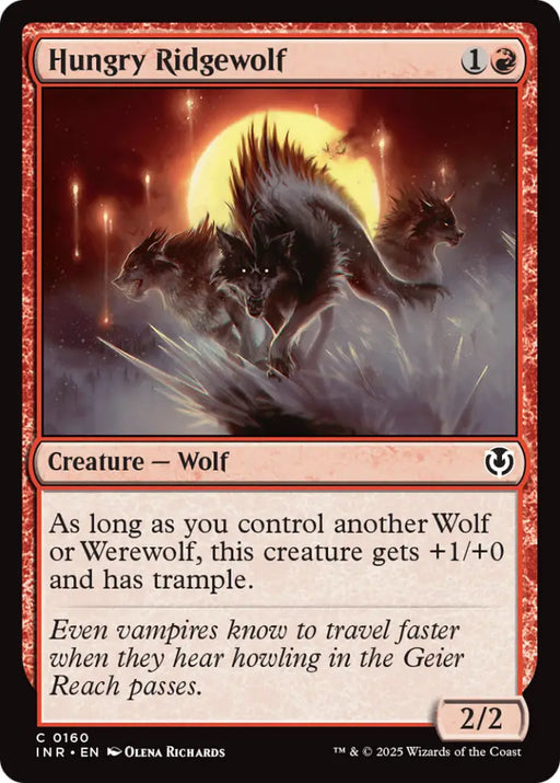 Hungry Ridgewolf [Innistrad Remastered] - MTG Single