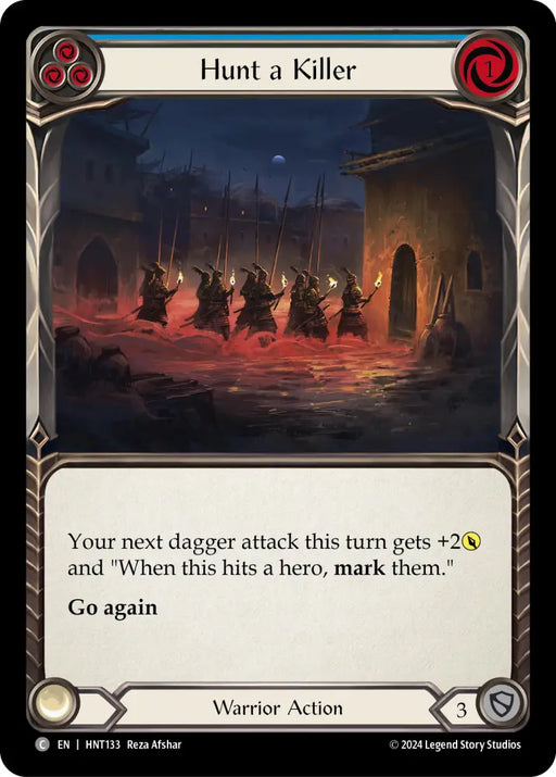 Hunt a Killer (Blue) [The Hunted] Rainbow Foil - Flesh And Blood Single