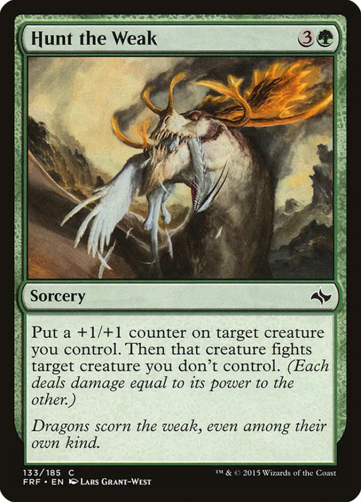 Hunt the Weak [Fate Reforged] - MTG Single