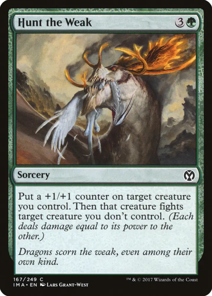 Hunt the Weak [Iconic Masters] - MTG Single