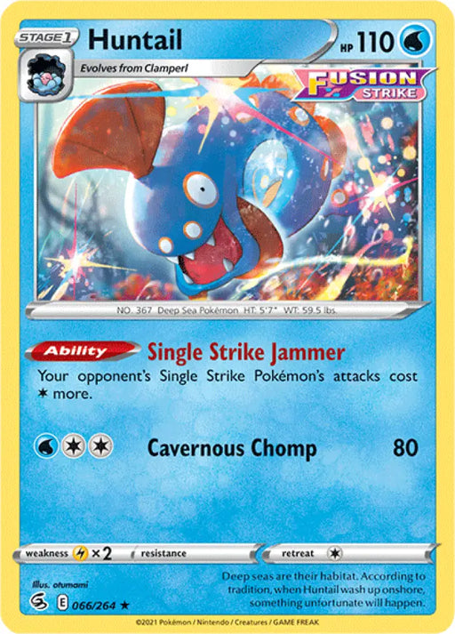 Huntail (066/264) [Sword & Shield: Fusion Strike] - Pokemon Single