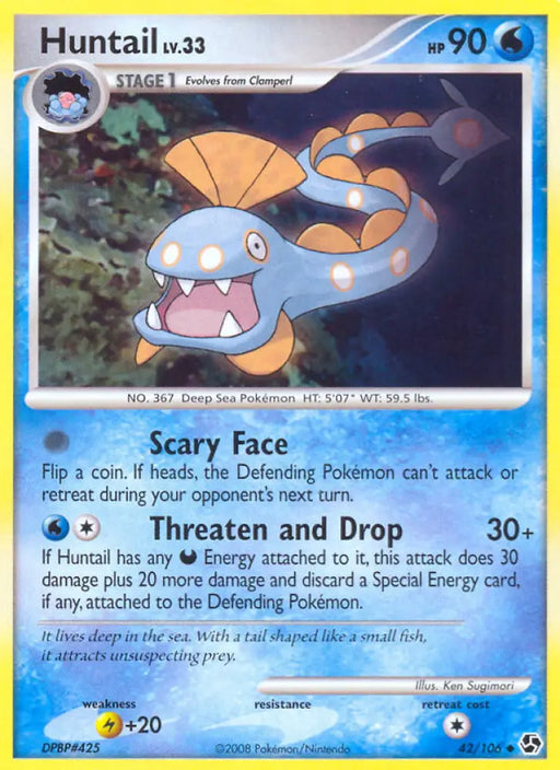 Huntail (42/106) [Diamond & Pearl: Great Encounters] - Pokemon Single