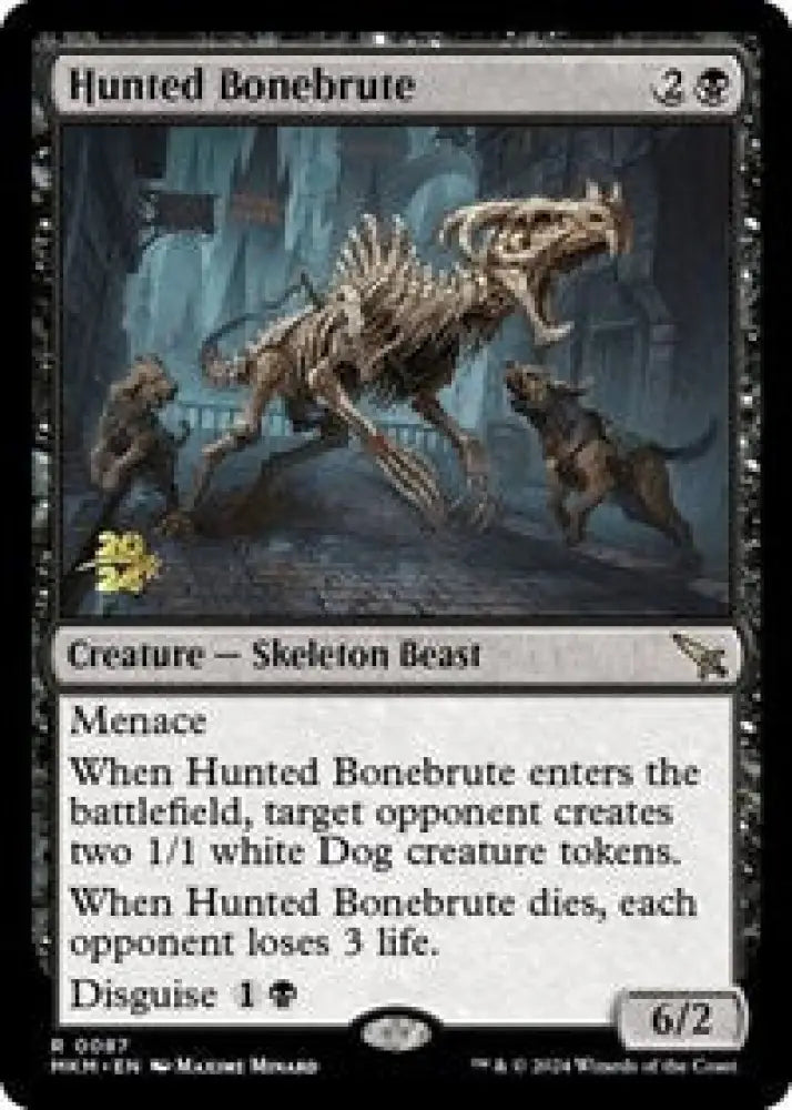 Hunted Bonebrute (87) [Prerelease Cards]