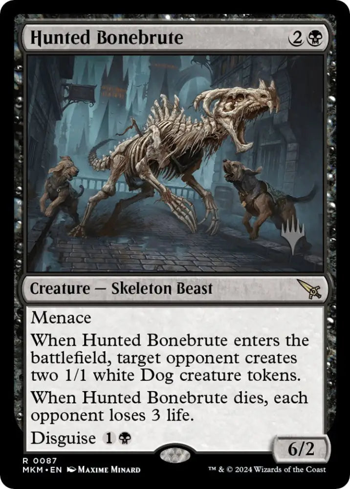 Hunted Bonebrute (Promo Pack) [Murders at Karlov Manor Promos] - MTG Single