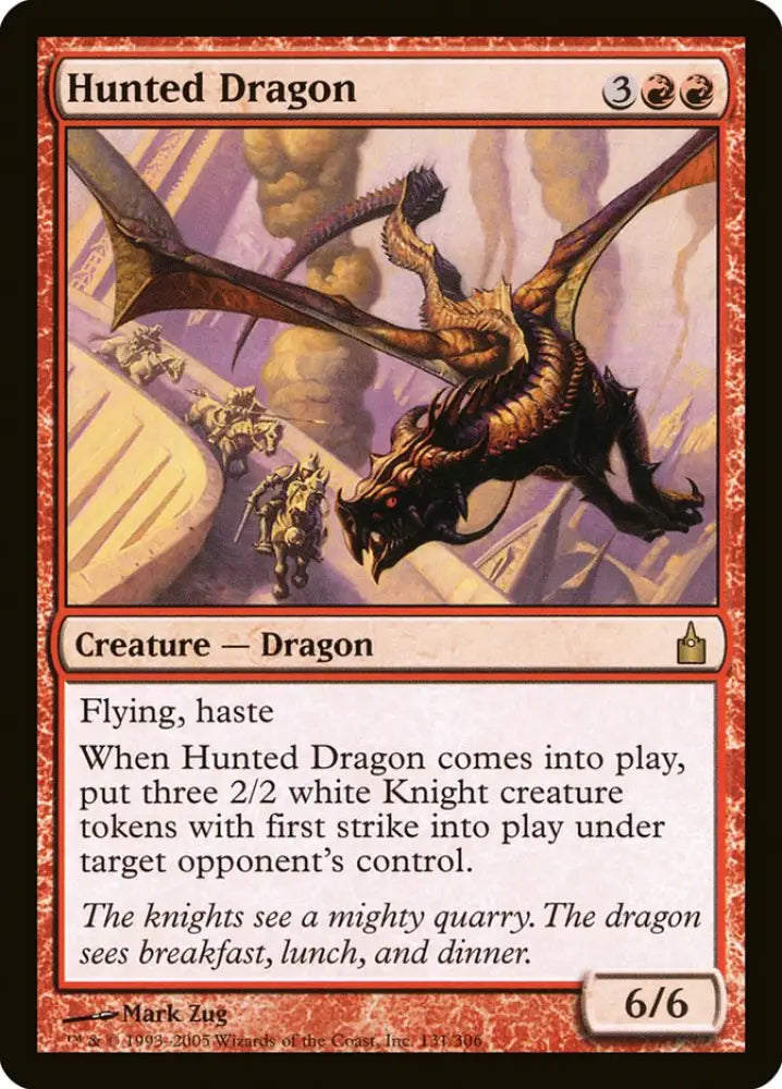 Hunted Dragon [Ravnica: City of Guilds] - MTG Single