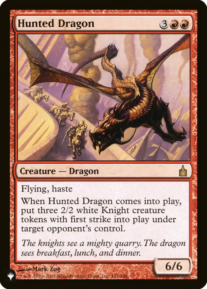 Hunted Dragon [The List] - MTG Single