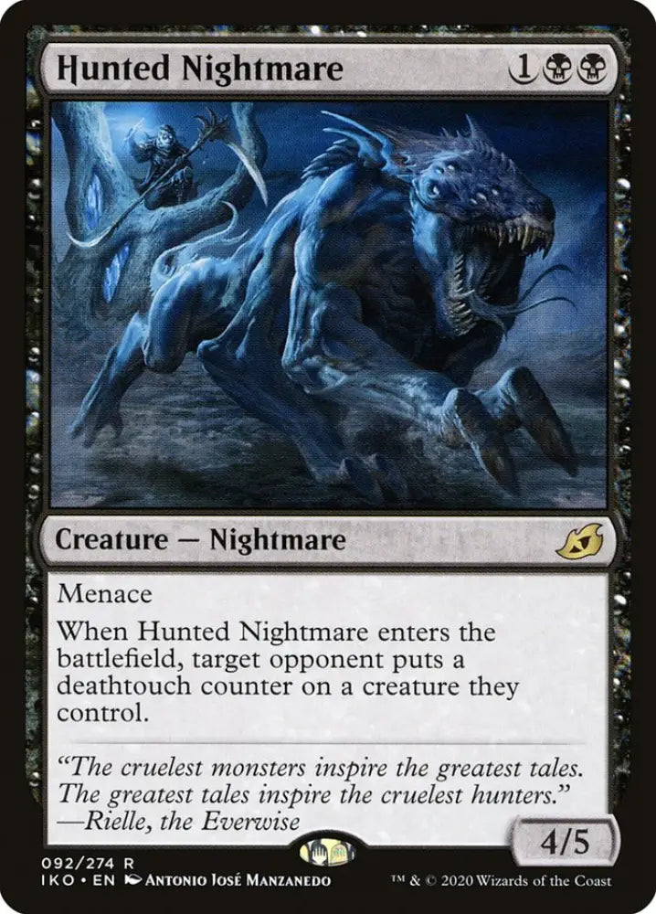 Hunted Nightmare [Ikoria: Lair of Behemoths] - MTG Single