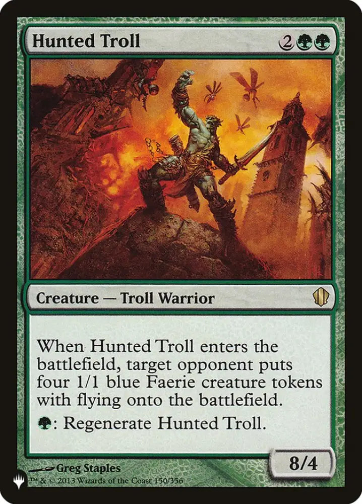 Hunted Troll [The List] - MTG Single