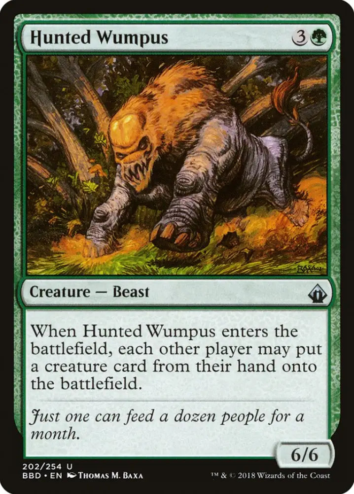 Hunted Wumpus [Battlebond] - MTG Single