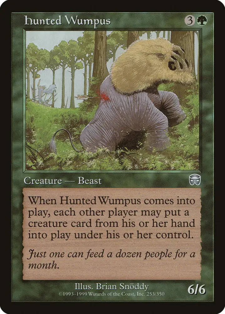 Hunted Wumpus [Mercadian Masques] - MTG Single
