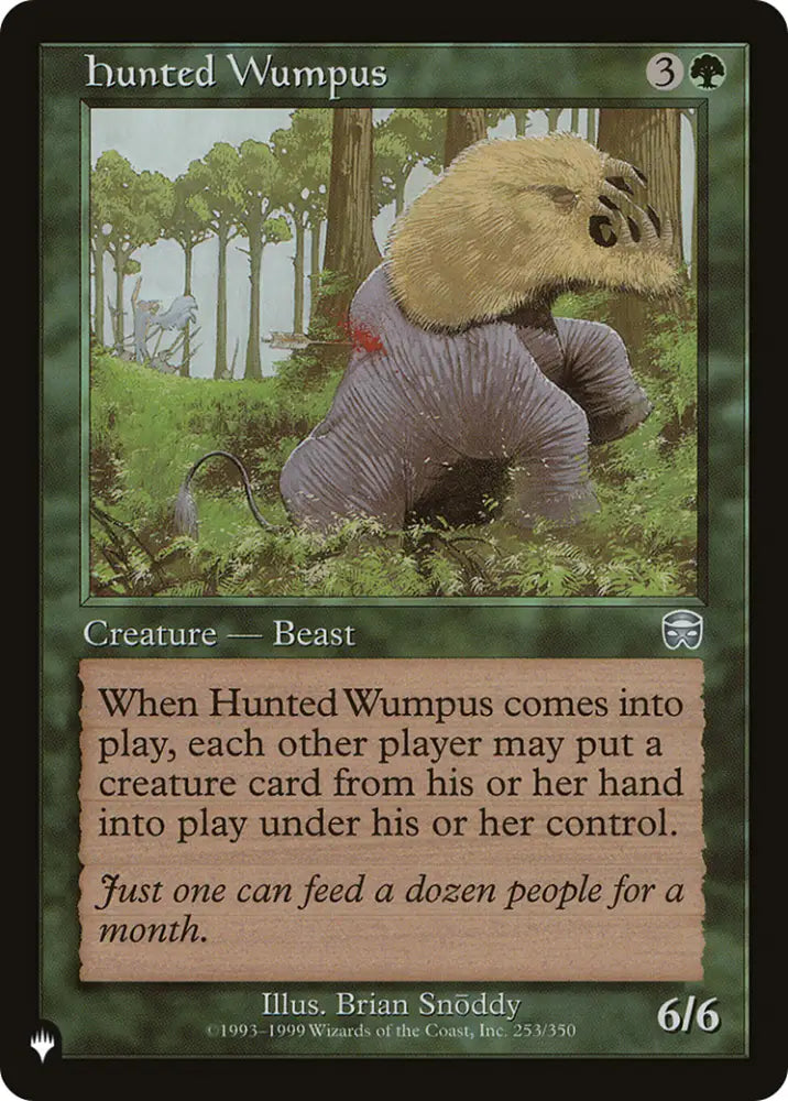 Hunted Wumpus [The List] - MTG Single