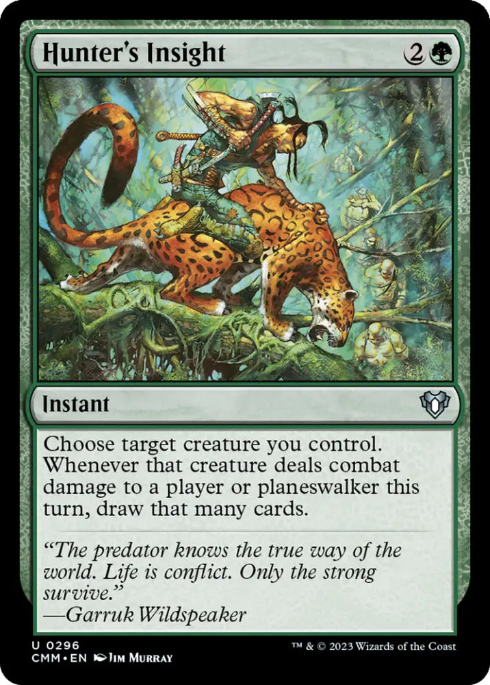 Hunter’s Insight [Commander Masters] - MTG Single