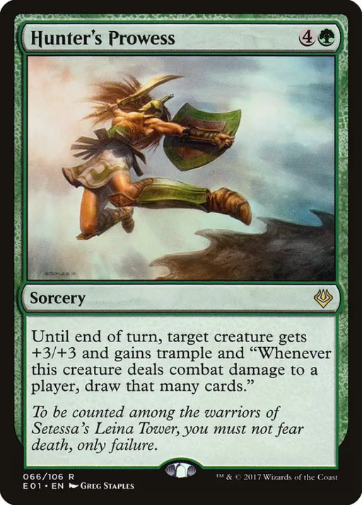 Hunter’s Prowess [Archenemy: Nicol Bolas] - MTG Single