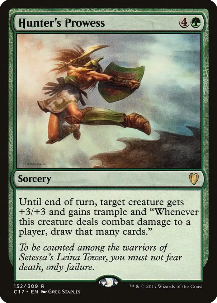 Hunter’s Prowess [Commander 2017] - MTG Single