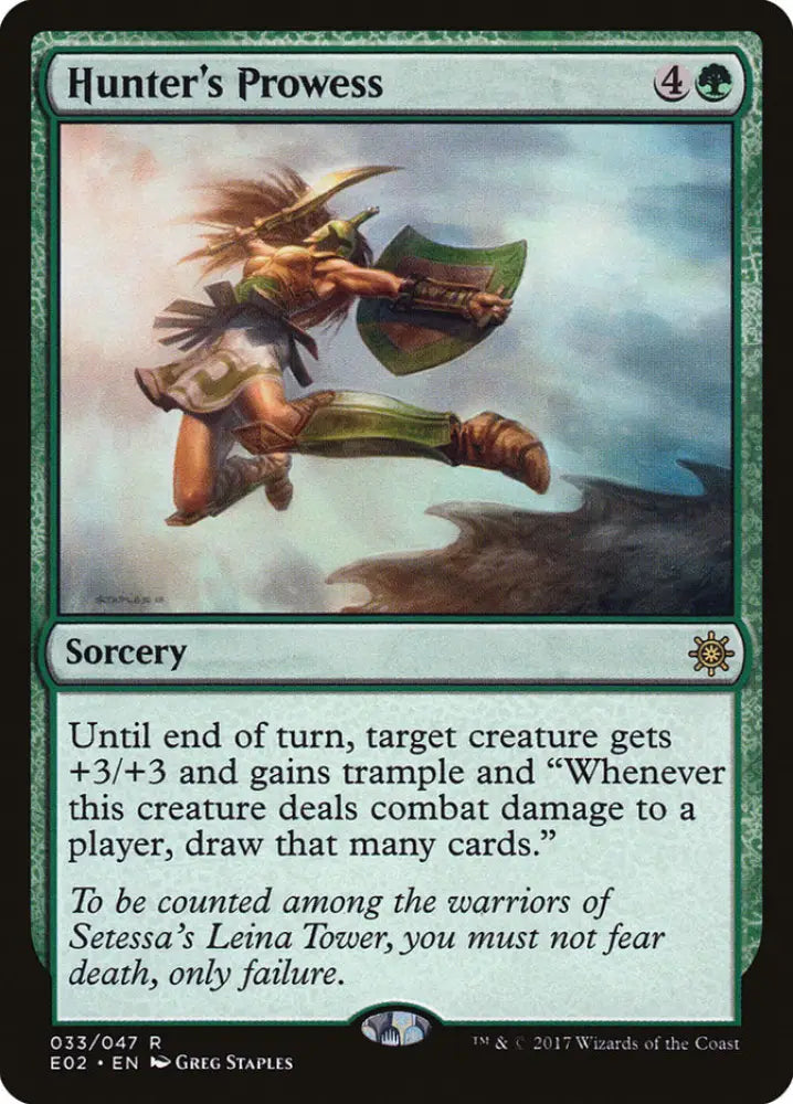 Hunter’s Prowess [Explorers of Ixalan] - MTG Single
