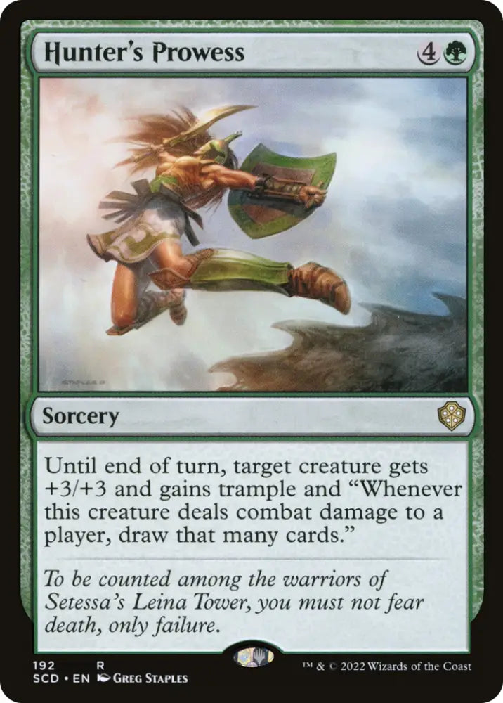 Hunter’s Prowess [Starter Commander Decks] - MTG Single