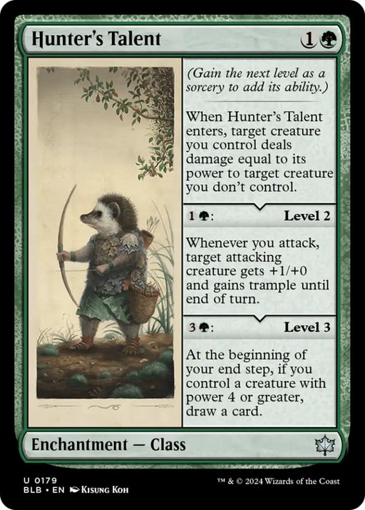 Hunter’s Talent [Bloomburrow] - MTG Single