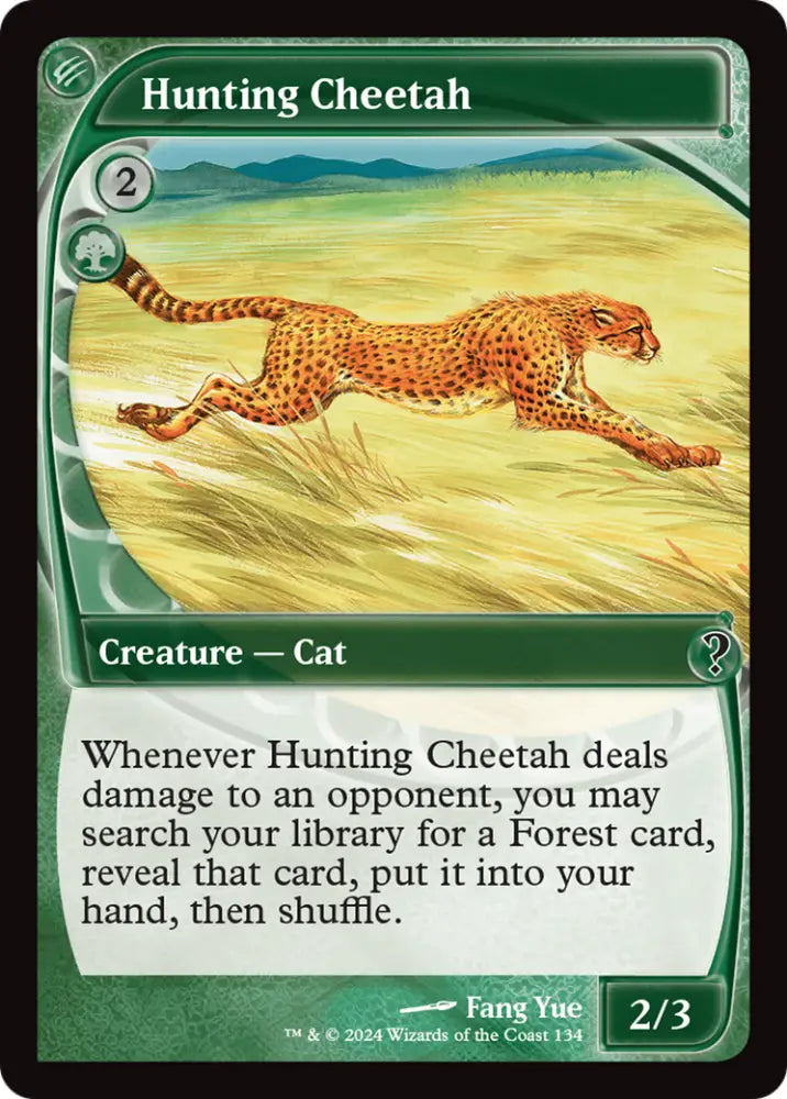Hunting Cheetah (Future Sight) [Mystery Booster 2] - MTG Single
