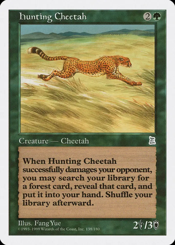 Hunting Cheetah [Portal Three Kingdoms] - MTG Single