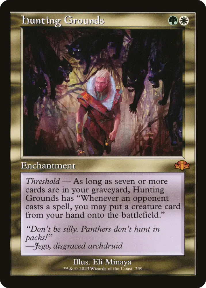 Hunting Grounds (Retro) [Dominaria Remastered] - MTG Single