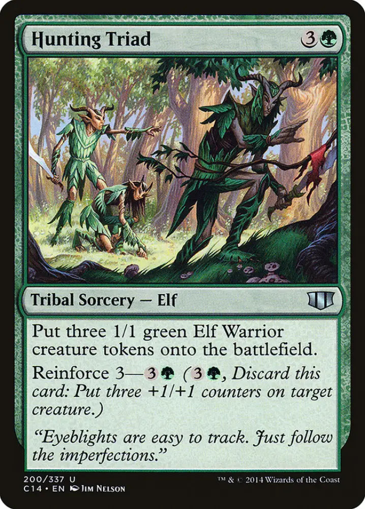 Hunting Triad [Commander 2014] - MTG Single