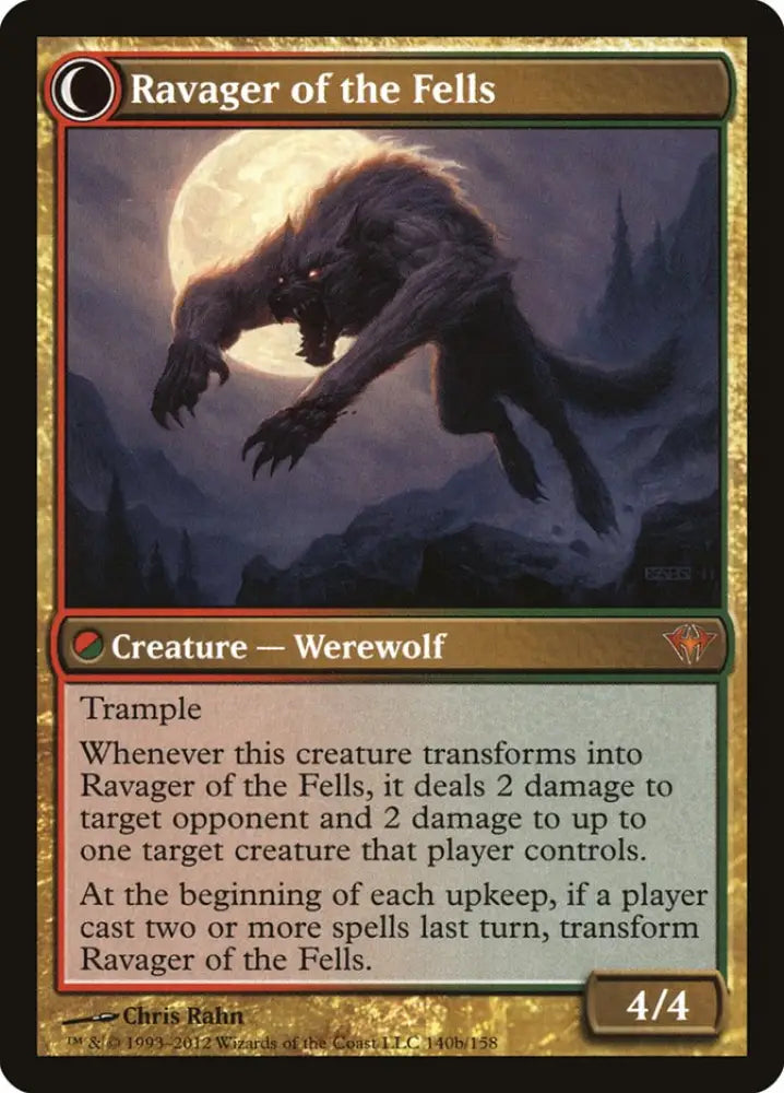 Huntmaster of the Fells // Ravager of the Fells [Dark Ascension] - MTG Single