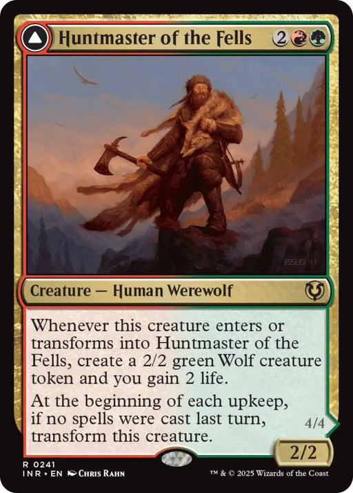 Huntmaster of the Fells // Ravager of the Fells [Innistrad Remastered] - MTG Single