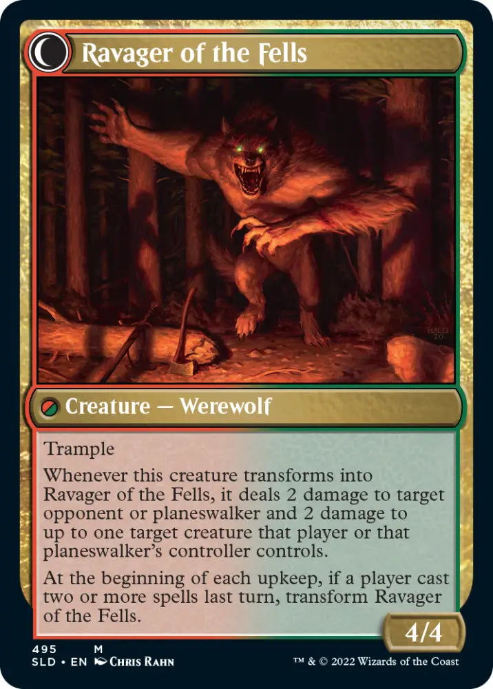 Huntmaster of the Fells // Ravager of the Fells [Secret Lair Drop Series] - MTG Single