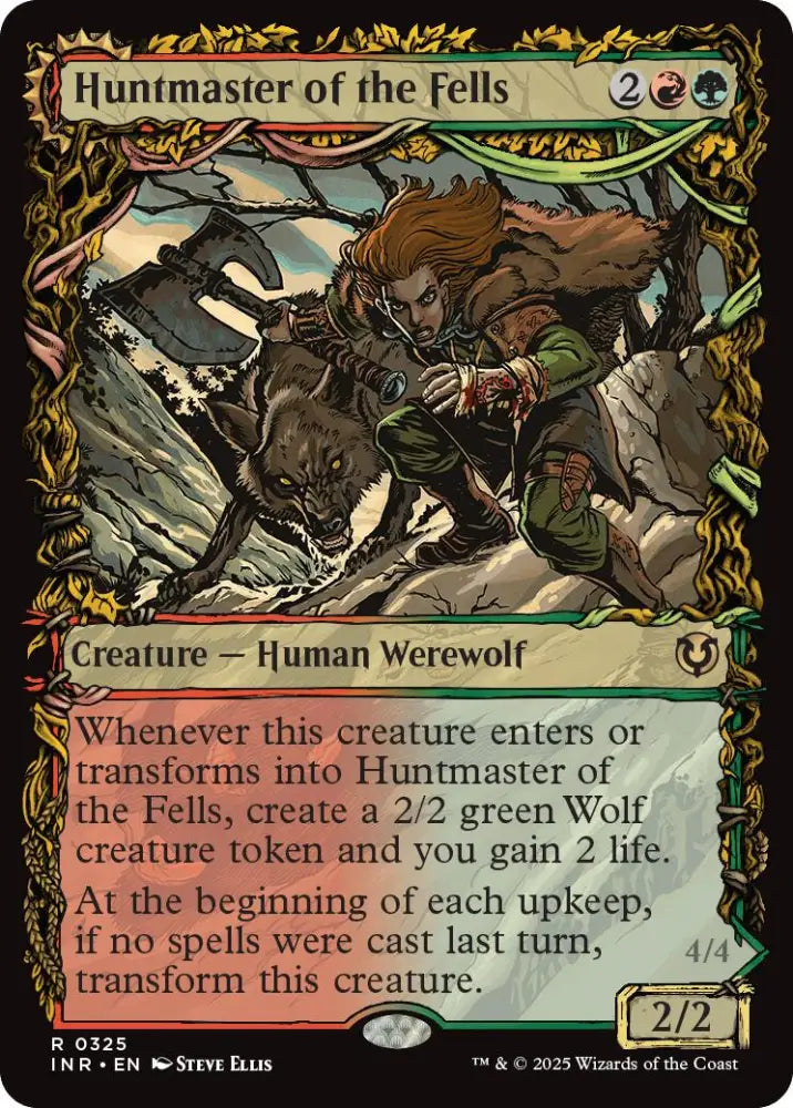 Huntmaster of the Fells // Ravager of the Fells (Showcase) [Innistrad Remastered] - MTG Single