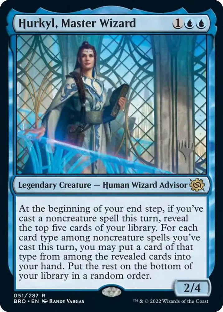 Hurkyl Master Wizard (Promo Pack) [The Brothers’ War Promos] - MTG Single