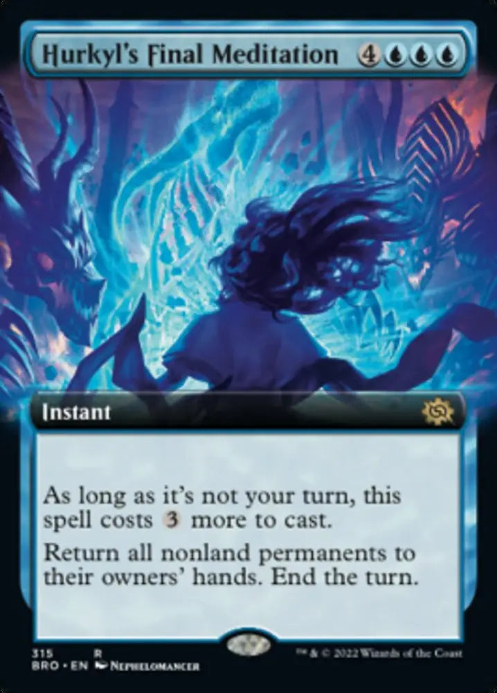 Hurkyl’s Final Meditation (Extended Art) [The Brothers’ War] - MTG Single