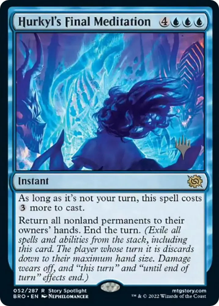 Hurkyl’s Final Meditation (Promo Pack) [The Brothers’ War Promos] - MTG Single