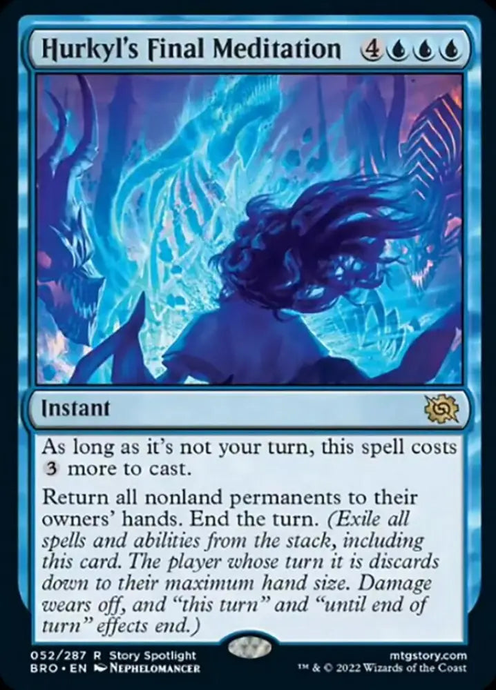 Hurkyl’s Final Meditation [The Brothers’ War] - MTG Single