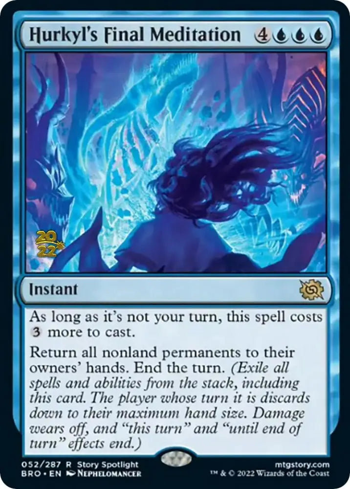 Hurkyl’s Final Meditation [The Brothers’ War Prerelease Promos] - MTG Single