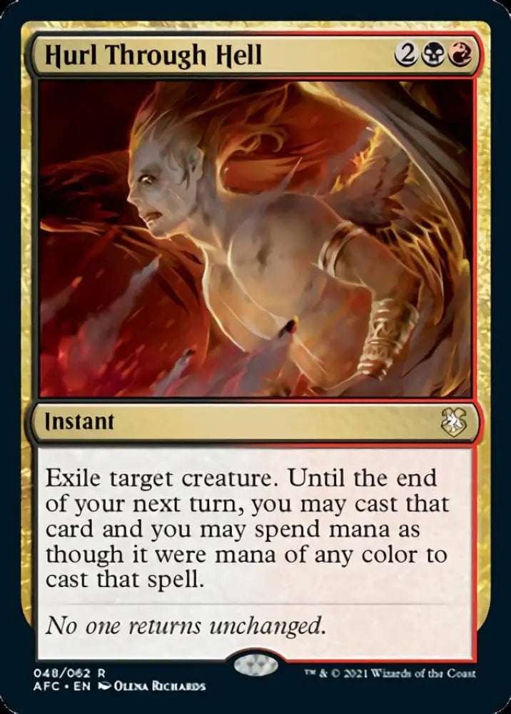 Hurl Through Hell [Dungeons & Dragons: Adventures in the Forgotten Realms Commander] - MTG Single