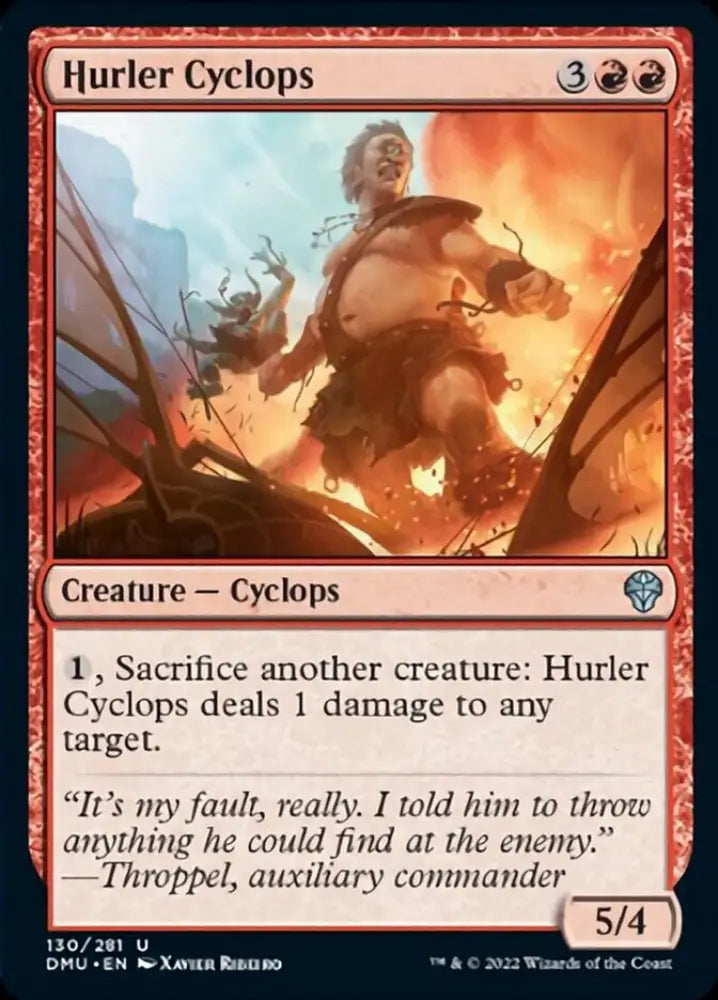 Hurler Cyclops [Dominaria United] - MTG Single