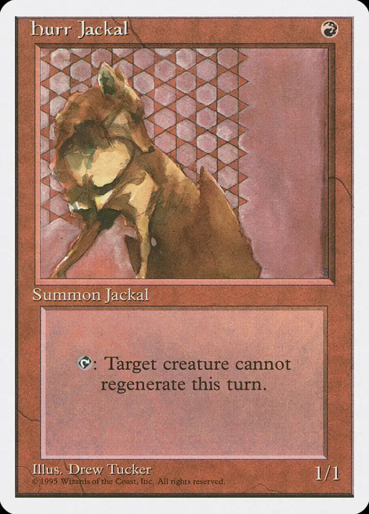Hurr Jackal [Fourth Edition] - MTG Single