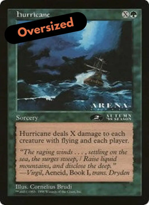 Hurricane (Oversized) [Oversize Cards] - MTG Single